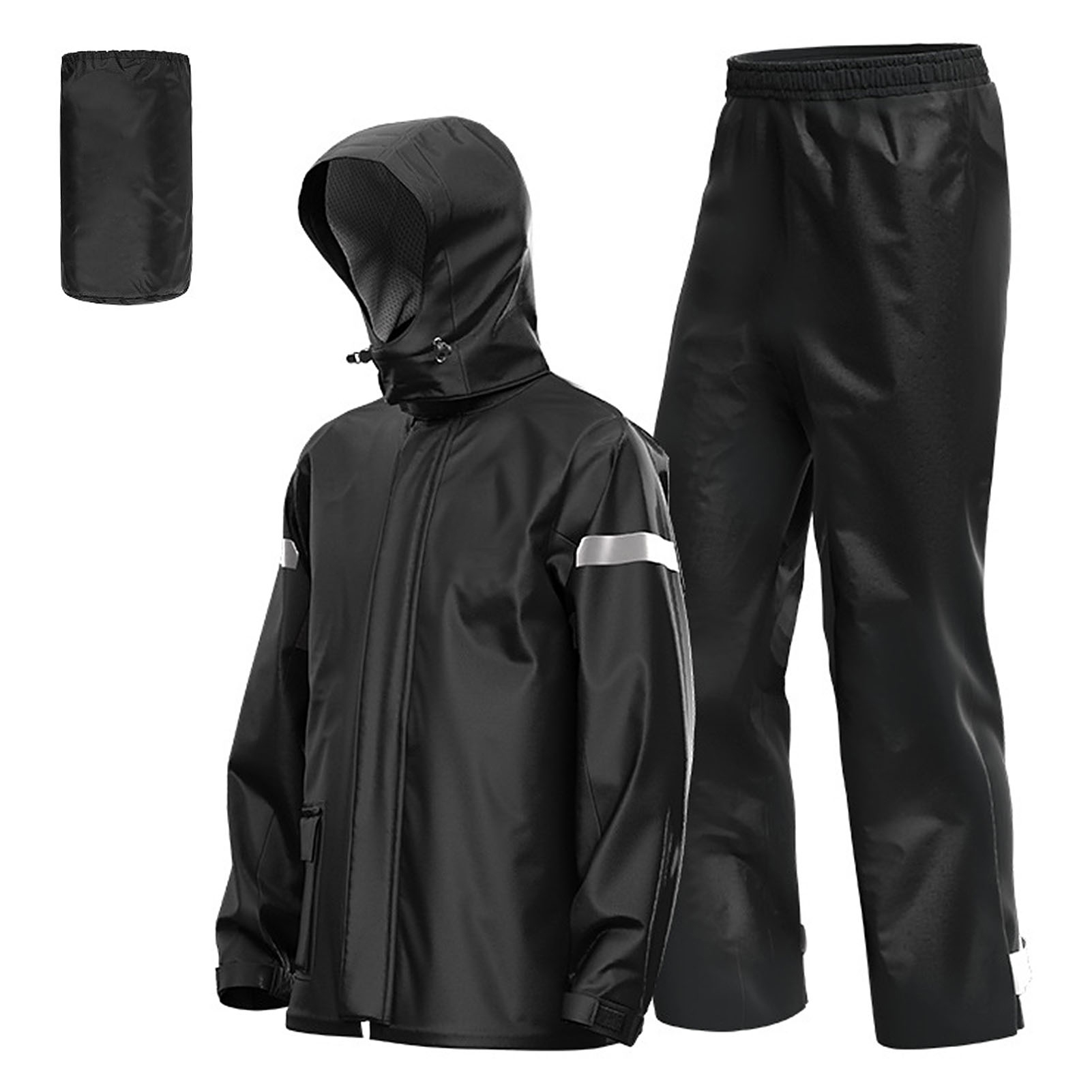 Motorcycle Gear Full Suit - Completo Antipioggia per Moto da Uomo,