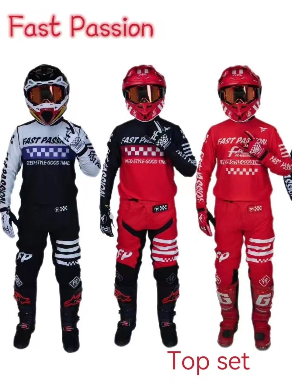 Motorcycle Gear Full Suit - 2025 fastpassion per fox Motocross Gear