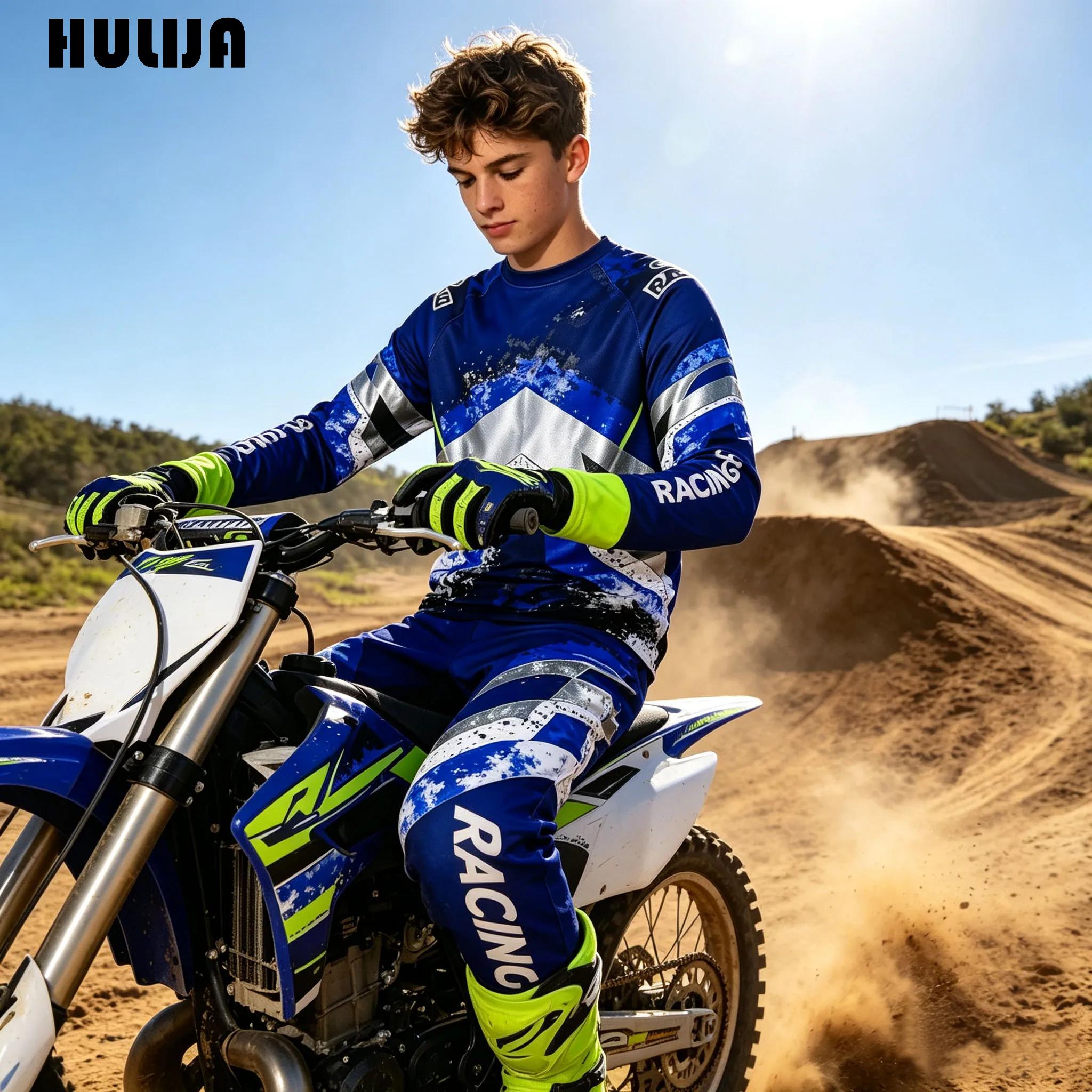 Motorcycle Gear Full Suit - Set 2 Pezzi Abbigliamento Moto per