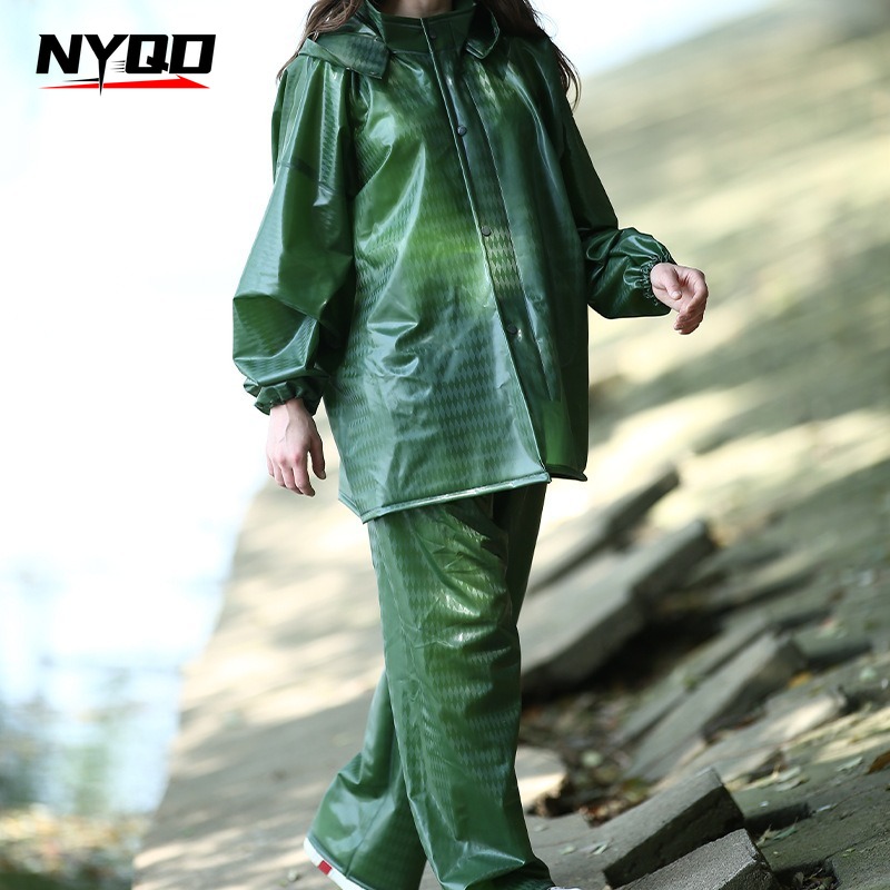 Motorcycle Gear Full Suit - Tuta Antipioggia Riflettente per Moto, Impermeabile