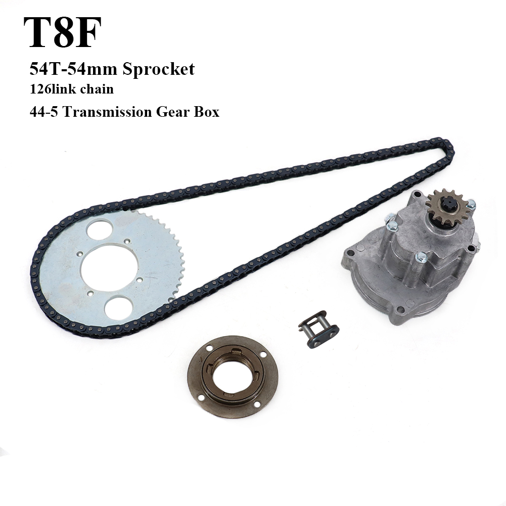 Motorcycle Gear Rack - Pignone Posteriore T8F 54T con Catena