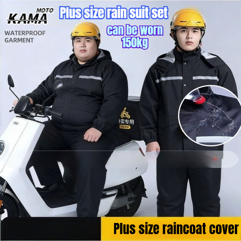 Motorcycle Gear Mens - Completo Impermeabile Riflettente 9XL per Uomo
