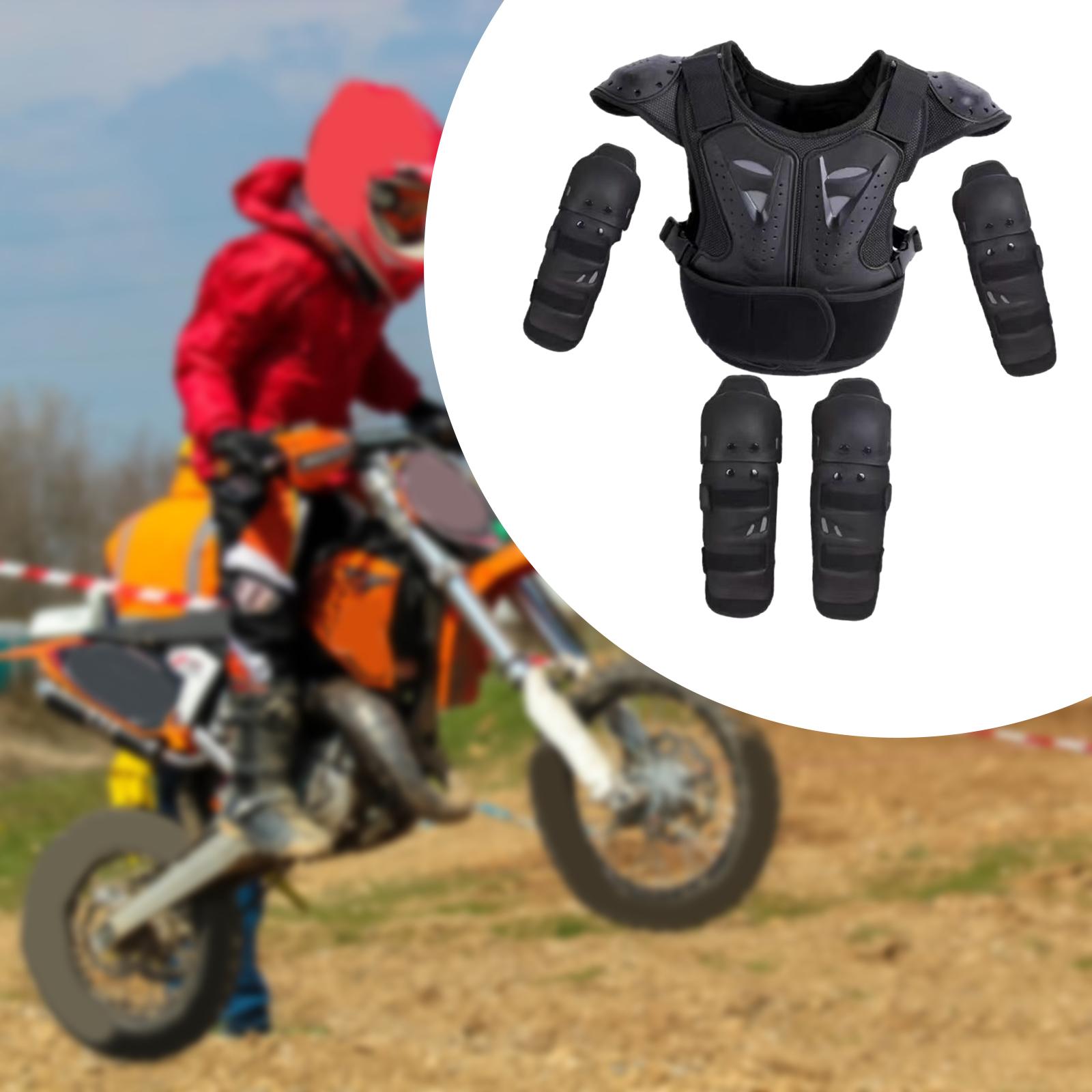 Motorcycle Gear Full Suit - Tuta Protettiva per Bambini da Moto,