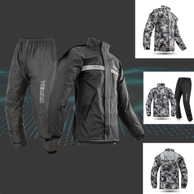 Motorcycle Gear Full Suit - VEMAR Uomo Donna Delivery Rider Rain