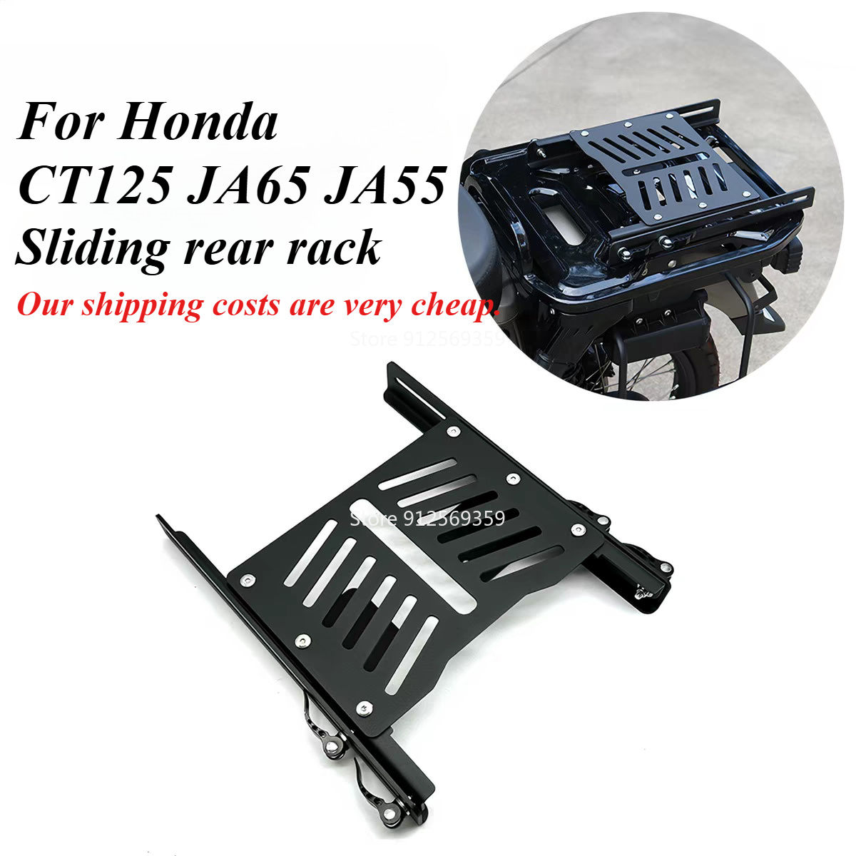 Motorcycle Gear Rack - Per Honda CT125 JA65 JA55: Telaio
