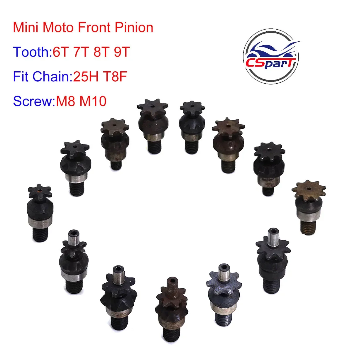 6T 7T 8T 9T 25H T8F M8 M10 Cat - Motorcycle Gear Rack recensione e prezzo