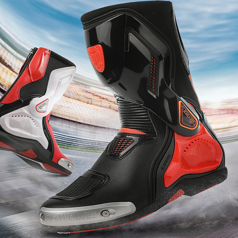 Stivali da Moto per Uomo, Alti - Motorcycle Gear Mens recensione e prezzo