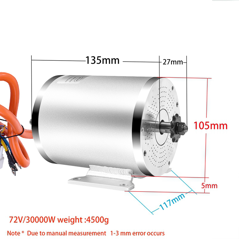 Motore elettrico brushless 48V - Motorcycle Gear Hub recensione e prezzo